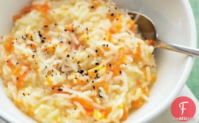 Risotto de parmezan-morcov