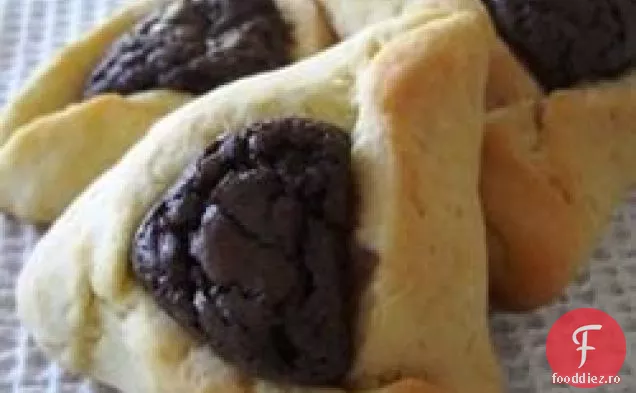 Hamentashen cu umplutură de Brownie