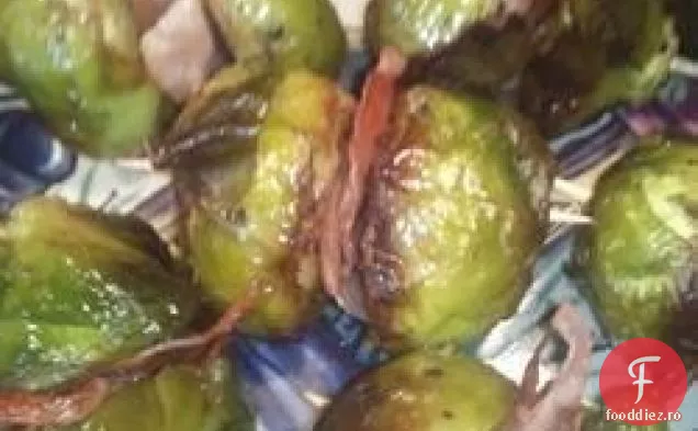 Varză de Bruxelles prăjită și Prosciutto Poppers