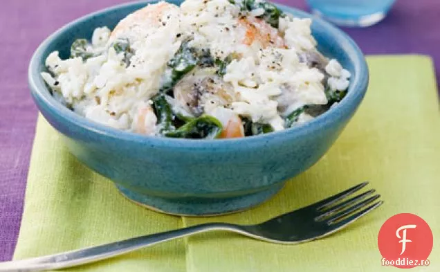 Creveți cremoși și orez