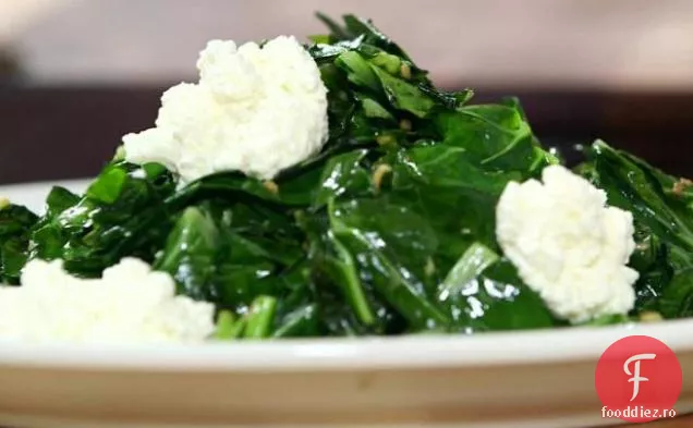 Verdeață cu unt condimentat și Ricotta proaspătă