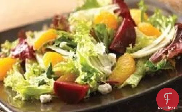 Salată de sfeclă, fenicul și mandarină
