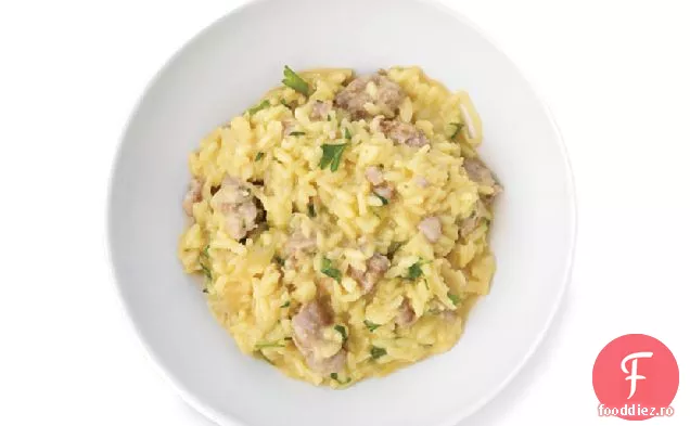 Risotto de fenicul și cârnați