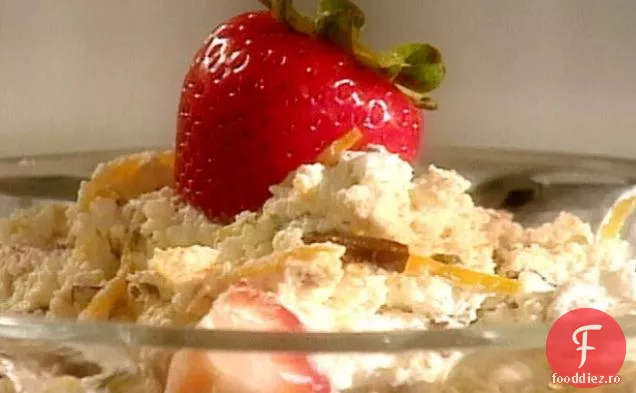 Ricotta și fructe confiate Semifreddo