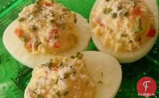 Ouă Deviled În Stil Italian