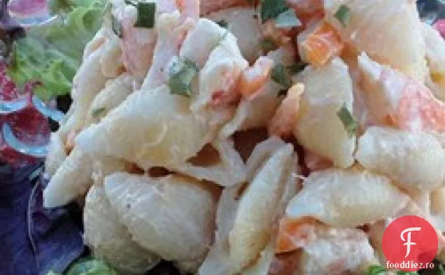 Salată de scoici de creveți și paste