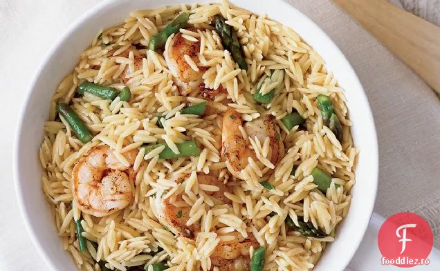Risotto Orzo cu creveți cu unt