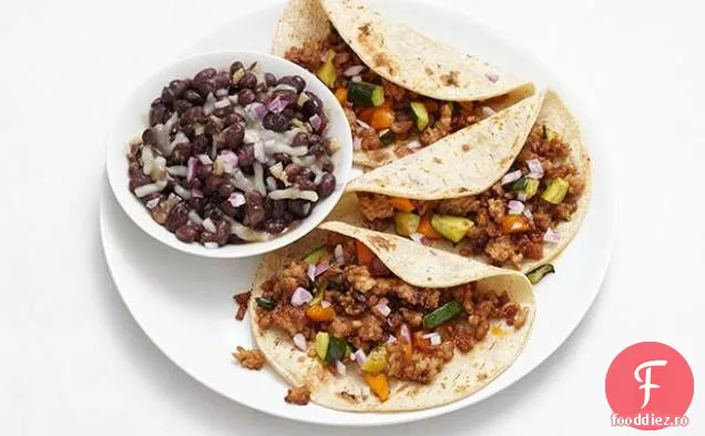 Tacos De Porc Cu Fasole Neagră