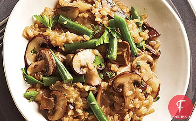 Risotto De Orez Brun-Ciuperci