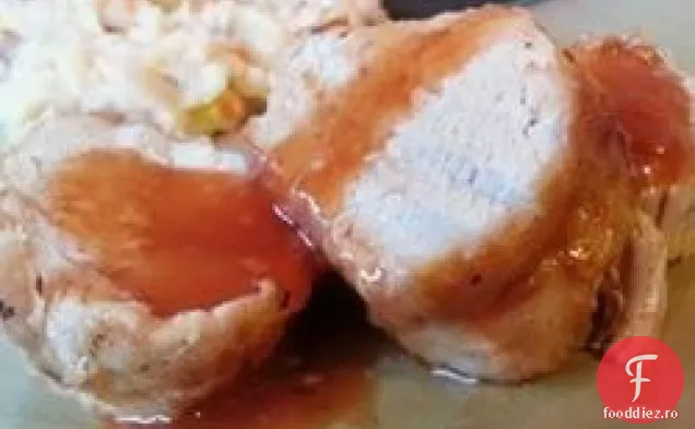 Friptură De Carne De Porc Coaptă De Arțar
