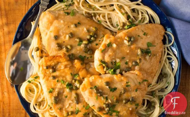 Piccata de pui cu capere