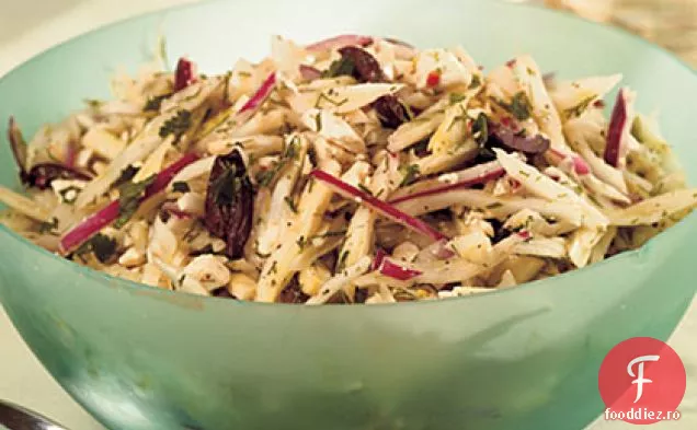 Fenicul, Feta și salata de varză Kalamata