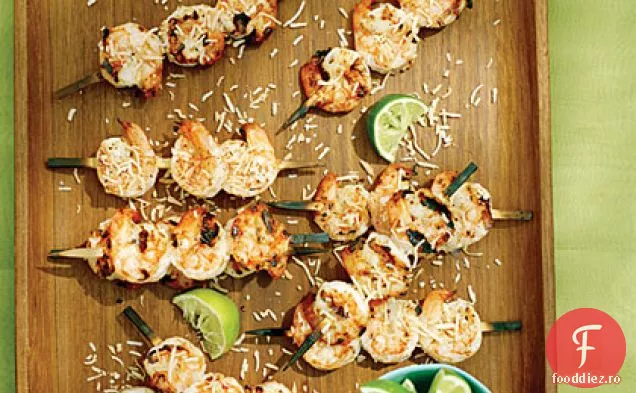 Frigarui De Creveți Cu Lămâie De Nucă De Cocos