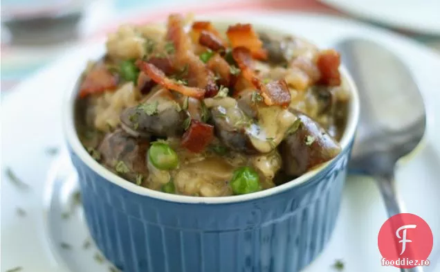 Risotto Cu Bacon Și Ciuperci