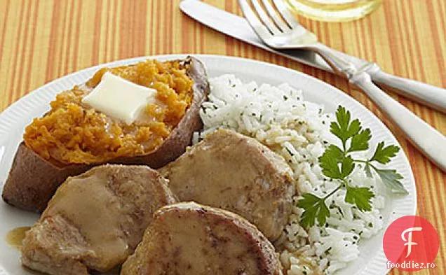 Medalioane De Porc Fiert Cu Cidru