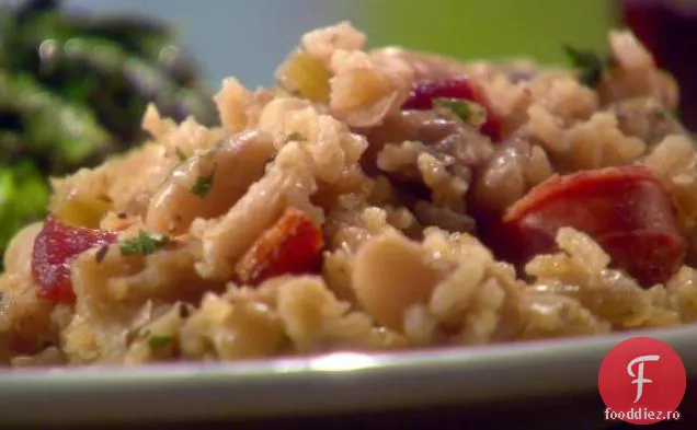 Hoppin ' Jason: Cannellini și orez cu cârnați Andouille
