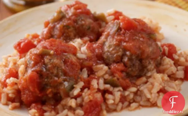 Chiftele Tex - Mex și orez