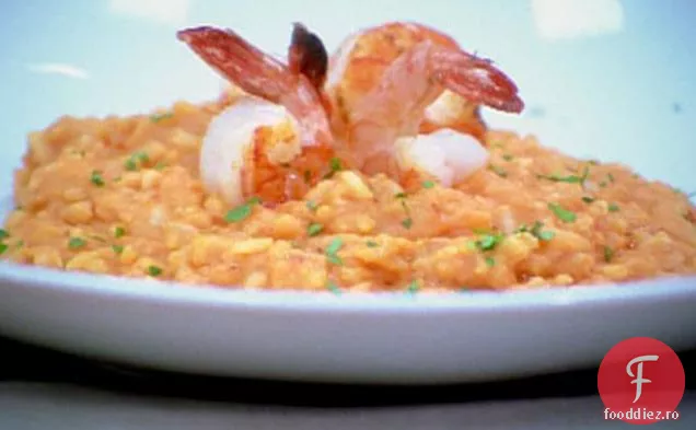 Risotto de creveți și roșii