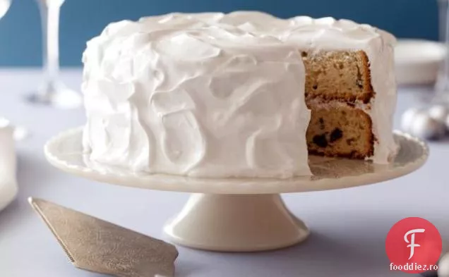 Tort simplu de ziua de naștere cu glazură de Marshmallow