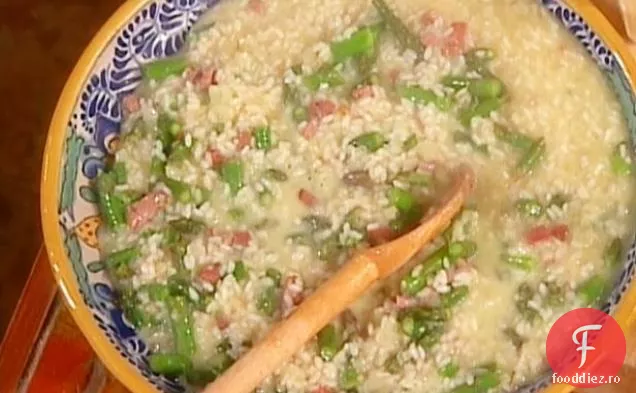 Risotto cu sparanghel și Speck