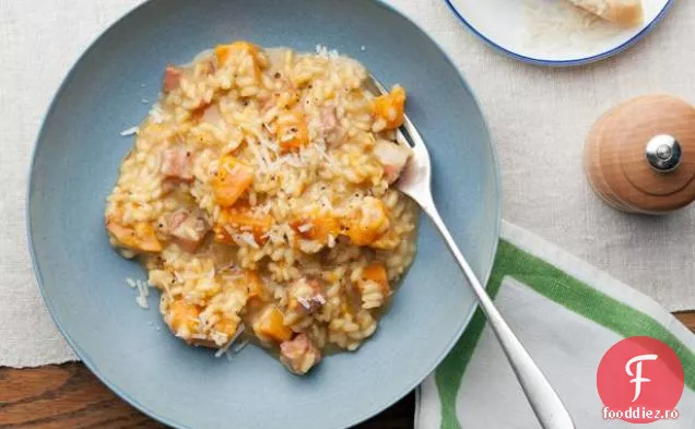 Risotto de șofran cu dovleac