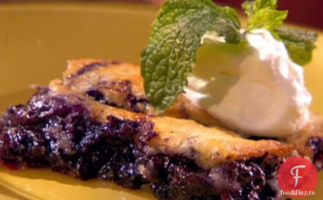 Anita ' s Blueberry Cobbler