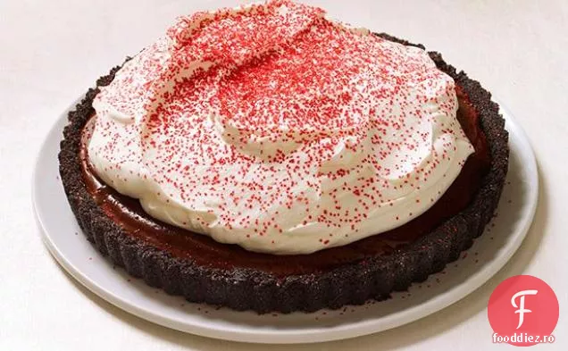 Tort De Ciocolată Cu Trestie De Bomboane