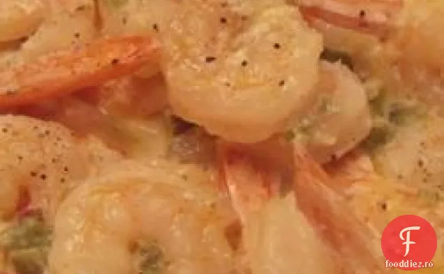 Creveți picante în sos de smântână