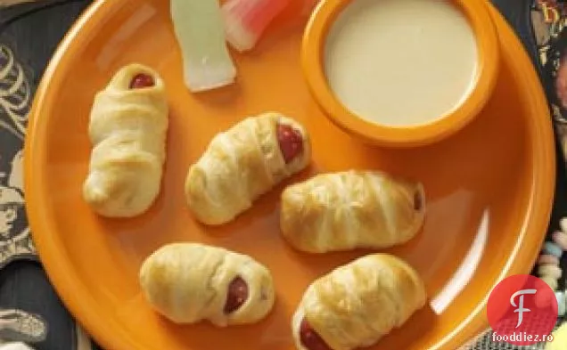 Hot Dog mumii cu miere muștar Dip