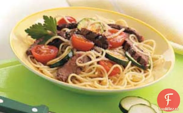 Carne de vită italiană cu spaghete