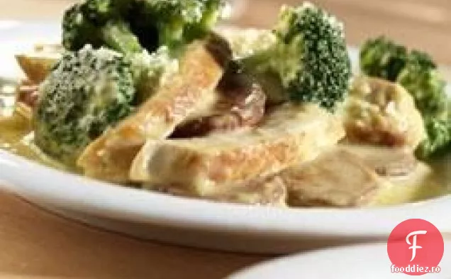 Broccoli Pui Parmezan Cartofi