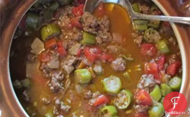 Carne de vită și Bamia Okra