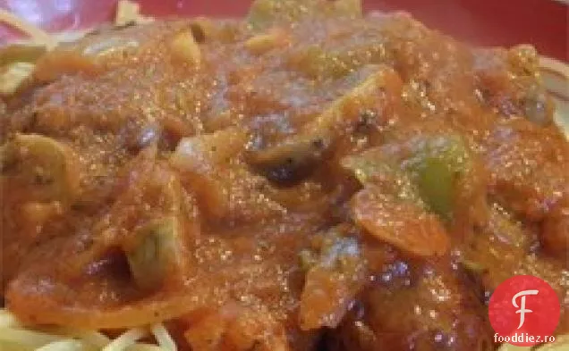 Spaghete Cu Cârnați Italieni Ușori