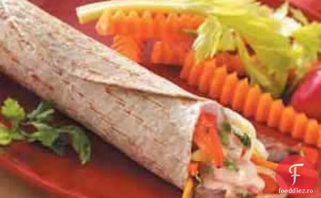 Steak Veggie Wraps