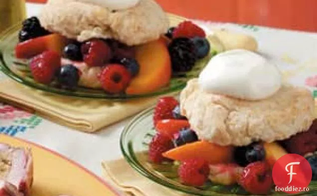 Shortcakes Cu Fructe Mixte