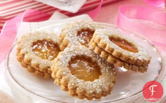 Tarte Linzer Cu Marmeladă De Portocale