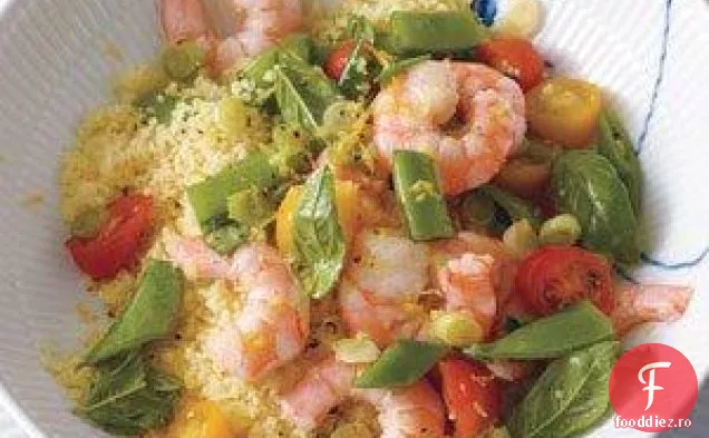 Salată De Creveți Lemony Cu Cuscus