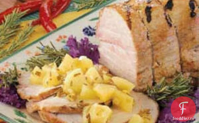 Friptură De Porc Cu Rozmarin La Grătar