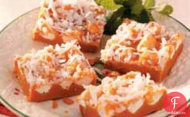Pătrate De Nucă De Cocos Butterscotch