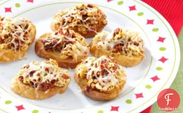 Bruschetta de anghinare și roșii uscate la soare