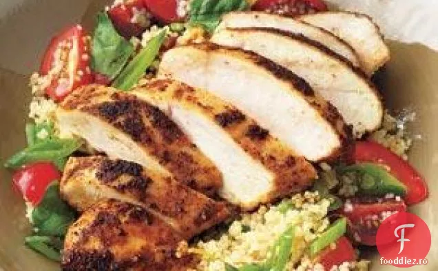 Rețetă De Pui Condimentat Cu Salată De Cuscus