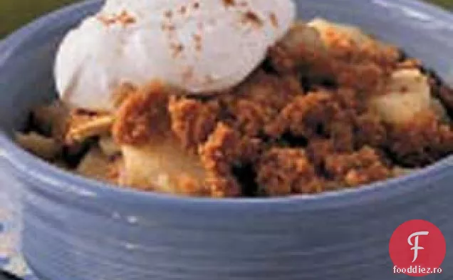 Graham Cracker Apple Crisp pentru doi