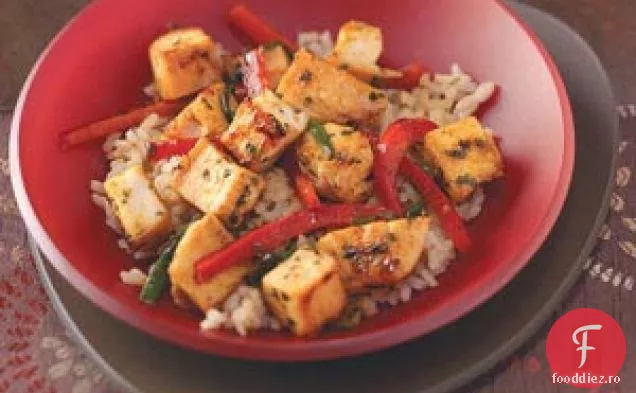 Curry Curcan Se Amestecă-Prăji