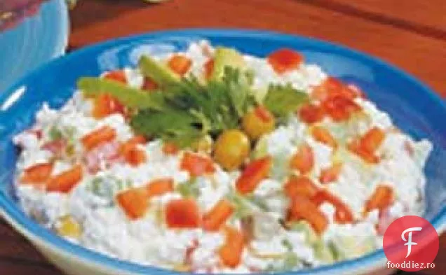 Salată De Legume Cu Brânză De Vaci
