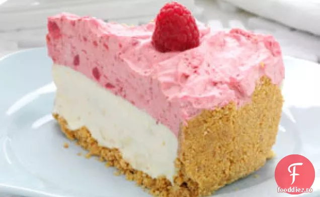Cheesecake Cu Mousse De Ciocolată Albă-Zmeură