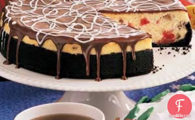 Cheesecake Cu Cireșe De Ciocolată