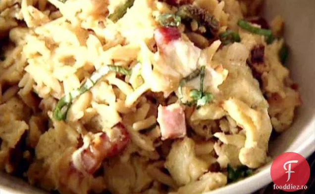 Ouă italiană și paste Scramble