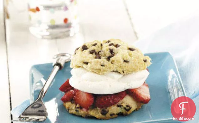 Shortcakes Cu Căpșuni Cu Ciocolată