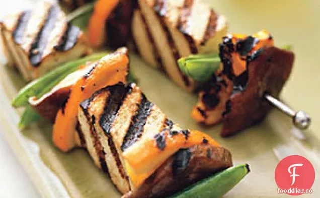 Thai Citrice Tofu Kebab
