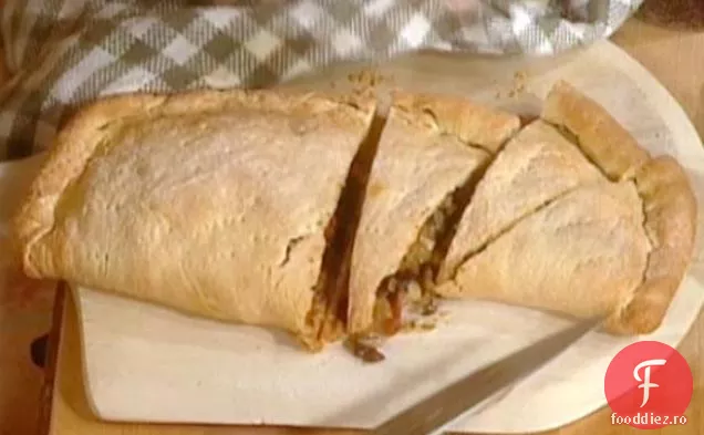 Calzone cu ceapă dublă: Scalcione di Cipolla